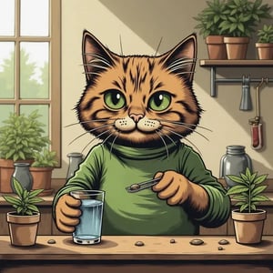 SeedKitty Keimung im Wasserglas