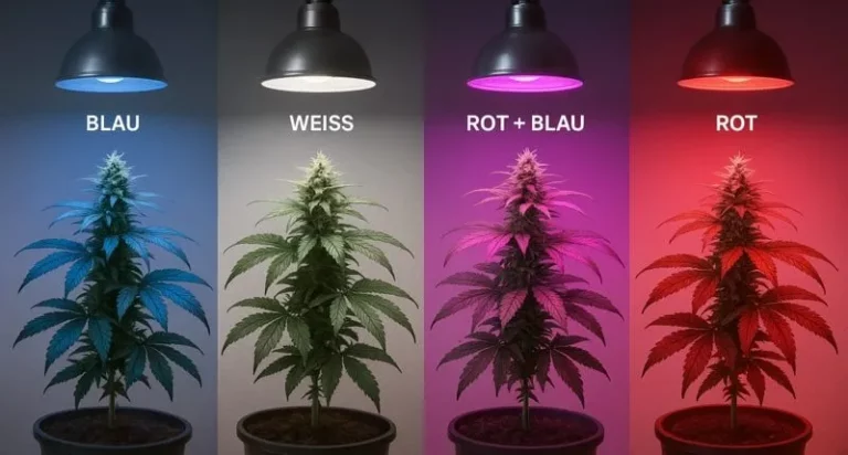 Cannabis Licht Beleuchtung und Lichtspektren