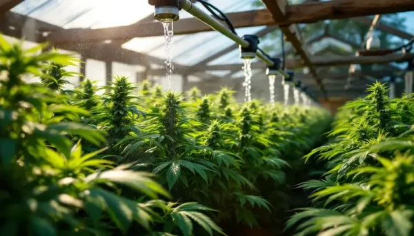 Bewässerung Cannabis